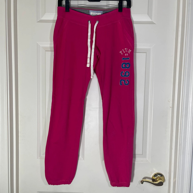 Abercrombie & Fitch Pink Sweats pants XS 1