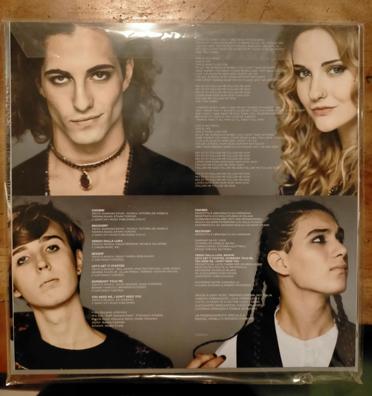 Maneskin - Chosen album vinyl