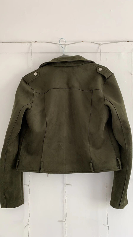 River island 2025 green suede jacket