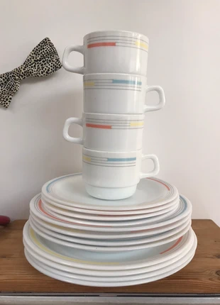 Service Arcopal 16 pièces - vintage 80-90, marca: Arcopal, estado: Muy bueno, 55,00 €, 58,45 € Protección al comprador incluida