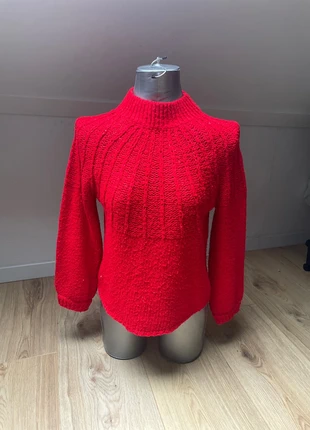 Women's Turtleneck jumper sweater bright red size S, marca: Mango, estado: Bueno, tamaño: S / 36 / 8, 5,00 €, 5,95 € Protección al comprador incluida