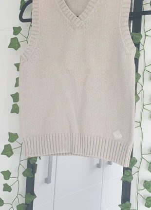 Pull beige sans manches en coton🌿Mer Du Nord taille S/M, brand: Mer du Nord, condizioni: Ottime, taglia: M / IT 42 / EU 38, €10.00, €11.20 include la Protezione acquisti