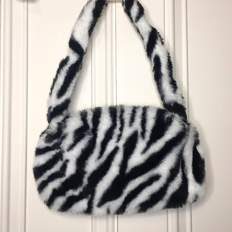 Y2K Zebra Mini Bag