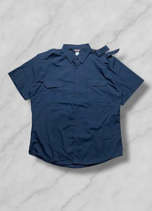 Chemise unie noire manches courtes Tru Spec vintage - Taille XXL / Z317, brand: Vintage Dressing, condition: Very good, size: XXL, €2.95, €3.80 includes Buyer Protection Pro