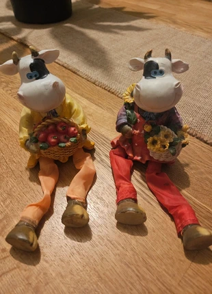 Vaches lot de 2 décoration, estado: Muito bom, €1.00, €1.75 inclui Proteção do Comprador