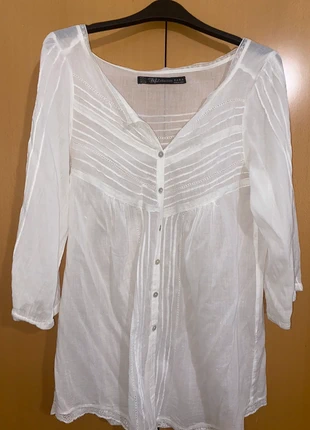 Camisa de encaje Zara, marque: Zara, état: Très bon état, taille: L / 40 / 12, 15,00 €, 16,45 € Protection acheteurs incluse