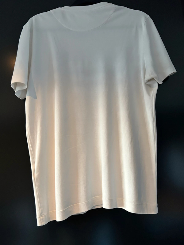 Louis Vuitton® Half Damier Pocket T-shirt Milk White. Size M0