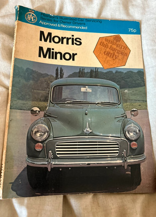 Morris minor RAC owners manual paperback book, condition: Good, £10.00, £11.20 includes Buyer Protection Pro