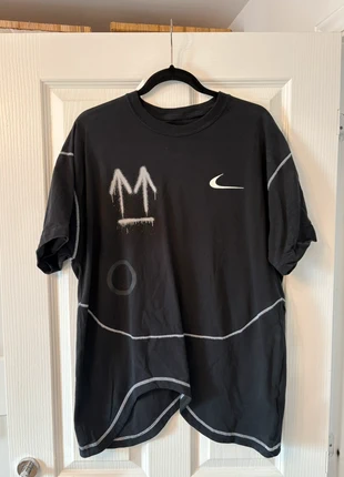 Off-White Virgil Abloh x Nike Lab Oversize Cotton Logo Mesh T-Shirt Black M, brand: Nike Lab, condition: Very good, size: M, £99.99, £105.69 includes Buyer Protection