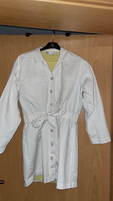 Robe veste blanche Vinted