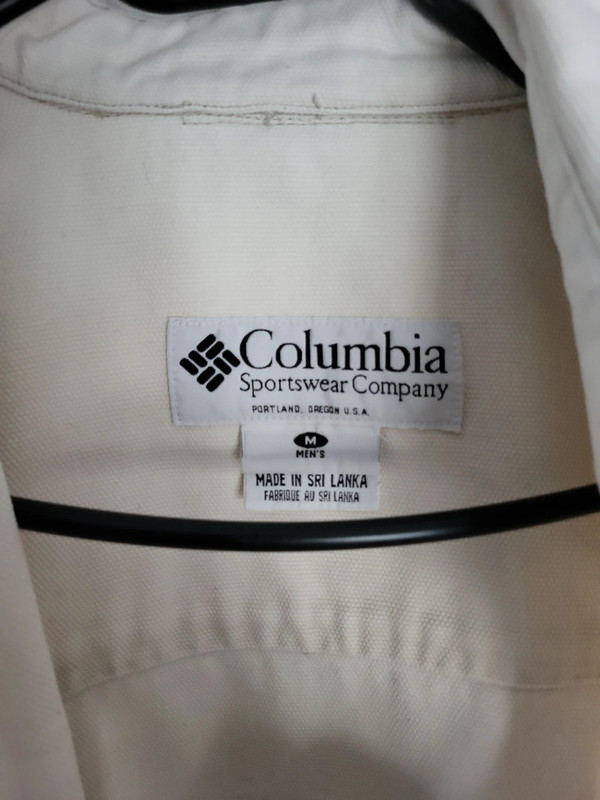 Veste chemise Columbia blanche  3