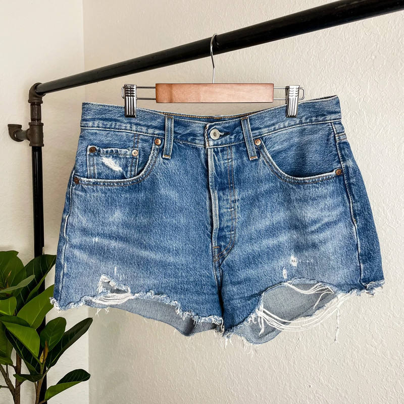 LEVIS | Premium 501 Distressed Shorts 2