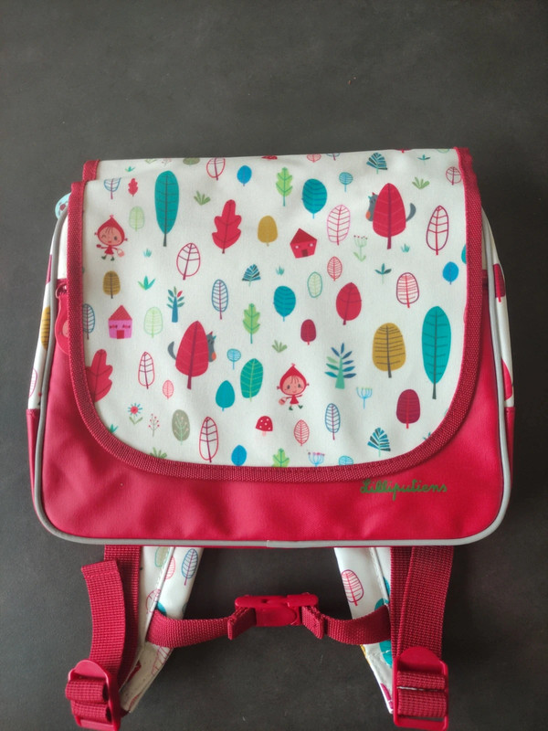 Cartable lilliputiens chaperon discount rouge