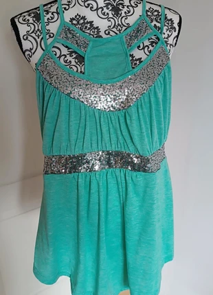 Top à paillette taille 44, merk: DressLily, staat: Heel goed, maat: XXL / 44 / 16, € 2,00, € 2,80 inclusief Kopersbescherming