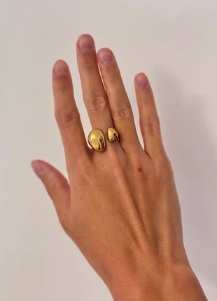 Anello placcato oro bague acier plaque or woman ring, marque: Vintage Dressing, état: Très bon état, taille: 18,1 mm, 12,00 €, 13,30 € Protection acheteurs incluse