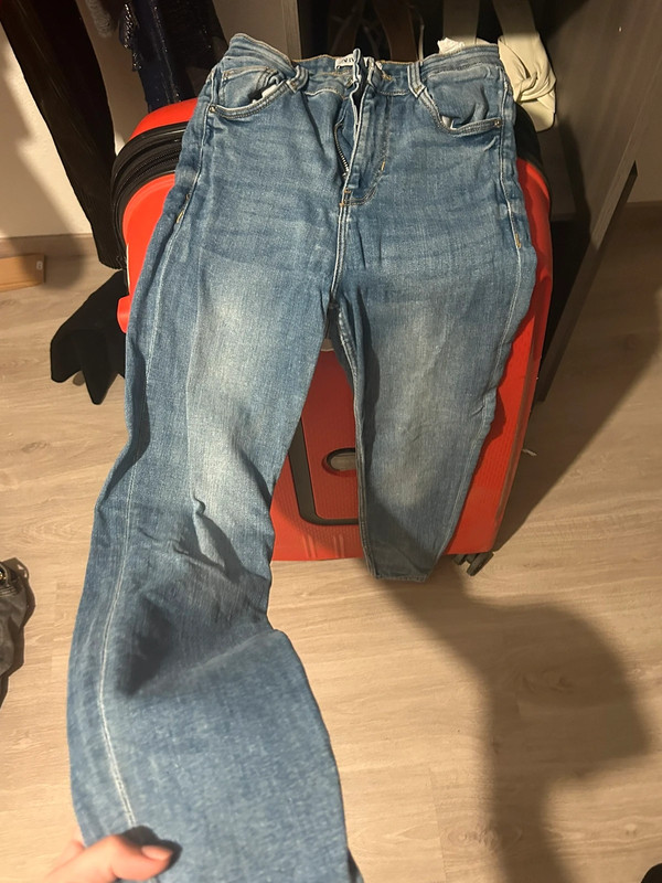 Jeans slim bleu 1