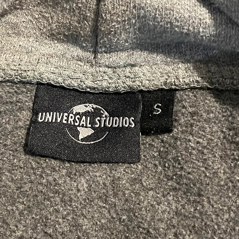 Universal Studios Hoodie Women Small Gray Hollywood Pullover Sweatshirt Sweater 3