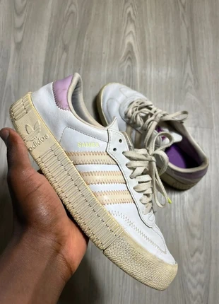 Basket Adidas Sambarose blanche / beige Taille 39 1/3, brand: adidas, condizioni: Ottime, taglia: 39.5, €20.00, €21.70 include la Protezione acquisti Pro