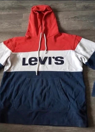 Levi’s Men’s Blue Red & White Hoodie Size S – Classic Logo Sweatshirt, brand: Levi's, condition: Very good, size: S, £5.50, £6.48 includes Buyer Protection