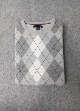 Pull Col Rond Jacquard Tommy Hilfiger Gris Taille XS             061070, marque: Tommy Hilfiger, état: Très bon état, taille: XS, 19,00 €, 20,65 € Protection acheteurs (Pro) incluse