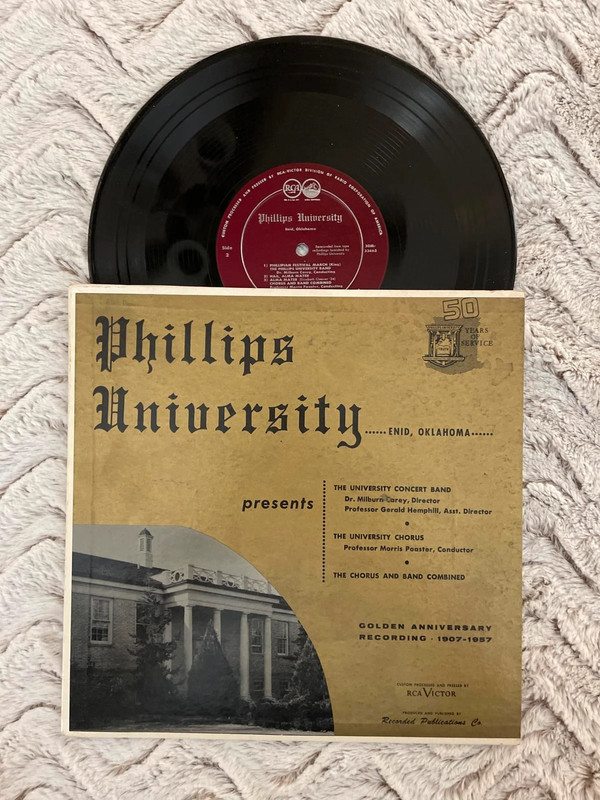 Rare Phillips University Concert Band & Chorus 1957 R89 1