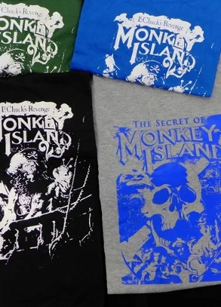 Monkey Island 1 2 LeChuck's Revenge retrogaming T-shirt gaming retro tee pixel art dos, marke: Life, zustand: Neu, 7,99 €, 9,09 € inklusive Vinted-Käuferschutz