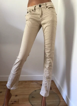 Jeans fin femme beige, brand: Fashion Denim, condition: New without tags, size: M / 38 / 10, €12.00, €13.30 includes Buyer Protection