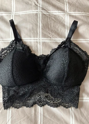 Zwarte bralette, brand: T.K. Maxx, condizioni: Nuovo senza cartellino, taglia: 70C | IT 1C, €5.00, €5.95 include la Protezione acquisti