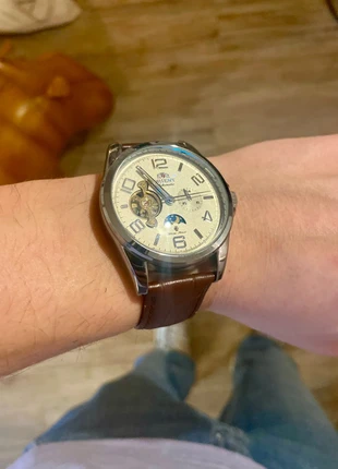 Montre ORIENT sun&moon automatique, marke: ORIENT, zustand: Neu, mit Etikett, größe: 39–42 mm, 155,00 €, 163,45 € inklusive Vinted-Käuferschutz