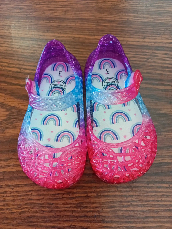 Wonder Nation Toddler Jelly Mary Jane Shoes 2