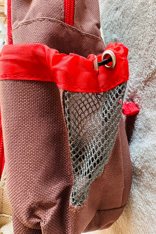 Plecak małpka czerwony brązowy kremowy dla przedszkolaka Skip Hop 4