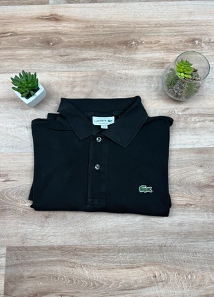 Polo Lacoste noir – Taille L – 12,50 €, merk: Lacoste, staat: Heel goed, maat: L, € 12,50, € 13,83 inclusief Kopersbescherming