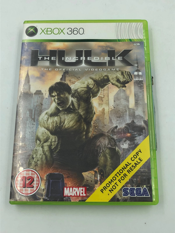 Jeu vidéo The Incredible Hulk sur console Xbox 360  1