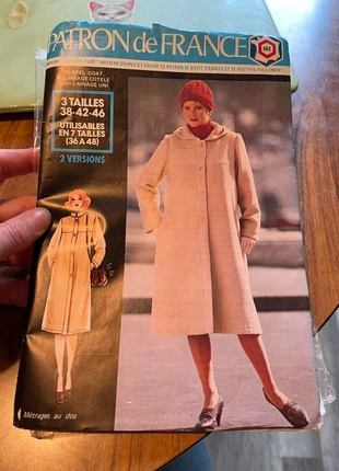 Patron couture vintage manteau oversize, brand: Vintage Dressing, condition: Very good, €5.00, €5.95 includes Buyer Protection Pro