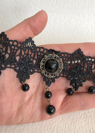 Collare Gotico nero, marque: Flying Tiger, état: Neuf avec étiquette, 3,00 €, 3,85 € Protection acheteurs incluse