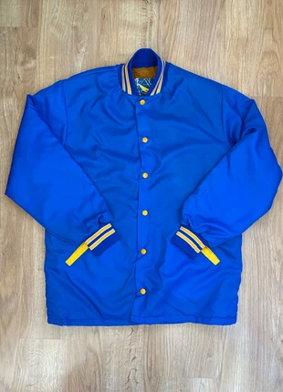 Veste Teddy Majestic - Veste longue Varsity bleue baseball - Taille M, marke: Majestic, zustand: Sehr gut, größe: M, 18,00 €, 19,60 € inklusive Vinted-Käuferschutz
