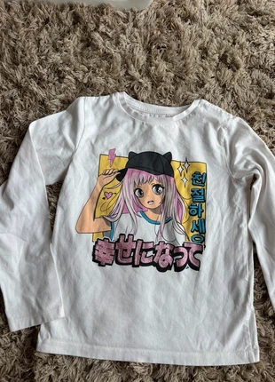T shirt Manga, marque: Kiabi, état: Très bon état, taille: 8 ans / 128 cm, 2,00 €, 2,80 € Protection acheteurs incluse