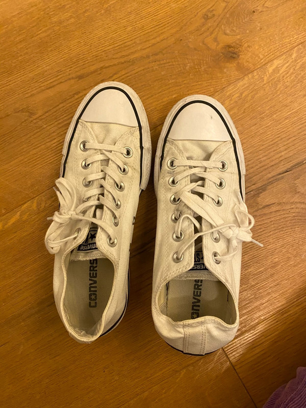 Converse leather blancas online