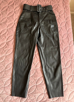 Zara Faux Leather Trousers Size XS