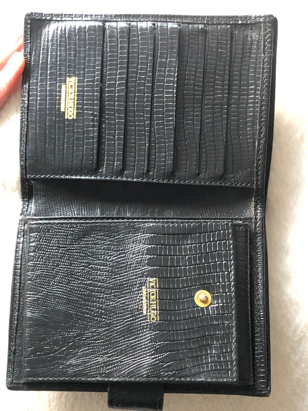 Genuine Leather Black Designer Purse Vinted