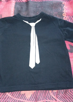 Tee-shirt manches longues noir, brand: Zeeman, condition: Very good, size: 24-36 months / 92 cm, €1.00, €1.75 includes Buyer Protection