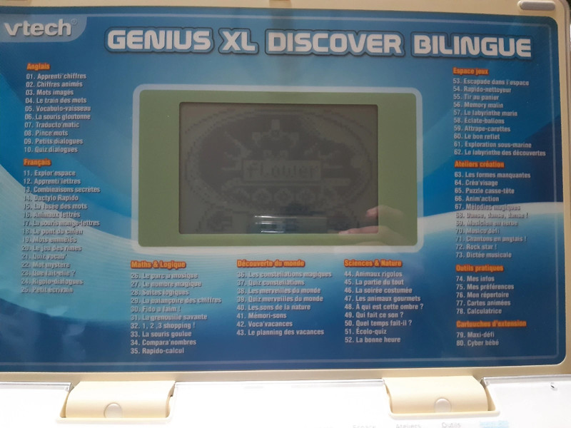 vtech – Genius XL DISCOVER BILINGUE