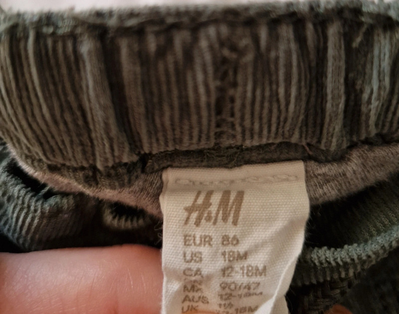 Sztruksy H&M rozm 86 5