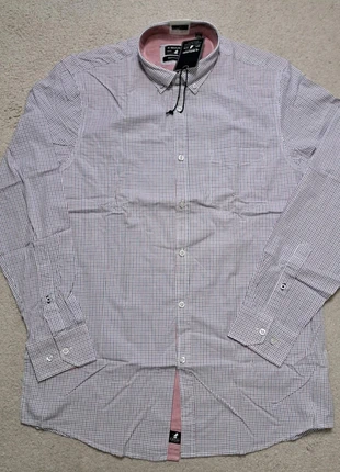 Chemise A Carreaux XL Regular Fit Chemise Habillé Fête 100% Coton, merk: E-Bound, staat: Heel goed, maat: XL, € 15,00, € 16,45 inclusief Kopersbescherming Pro