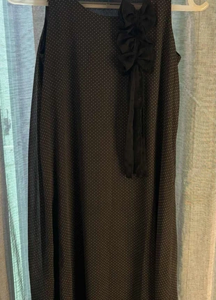 Robe noire à pois avec nœud – Teddy Smith, marca: Teddy Smith, estado: Muito bom, tamanho: S / 36 / 8, €7.00, €8.05 inclui Proteção do Comprador