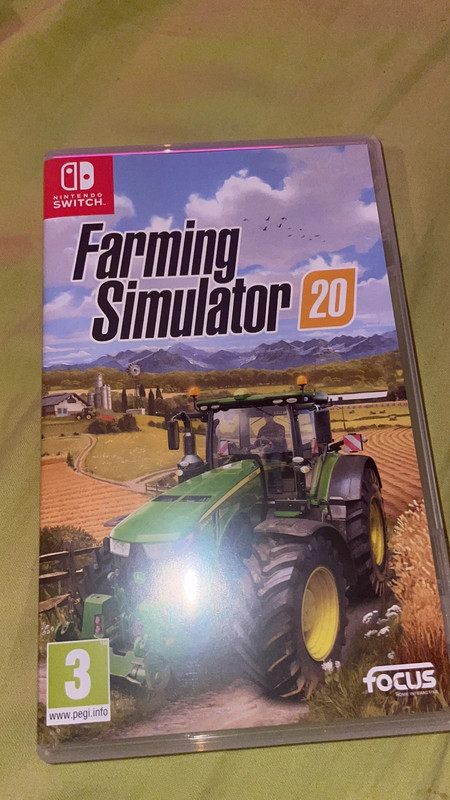 Nintendo Switch Farming Simulator 20 2020 Complete Case Tractor