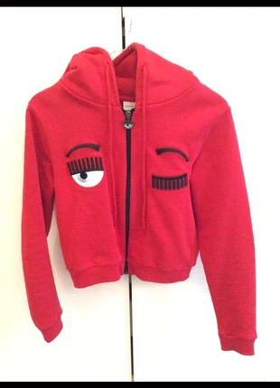 Sweatshirt rouge Chiara Ferragni taille XS, marke: Chiara Ferragni, zustand: Sehr gut, größe: XS / 34 / 6, 100,00 €, 105,70 € inklusive Vinted-Käuferschutz