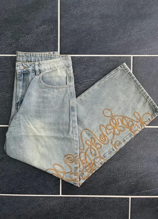 Jean y2k/vintage brodé coupe large - Taille M, brand: Vintage Dressing, condition: Very good, size: M, €35.00, €37.45 includes Buyer Protection