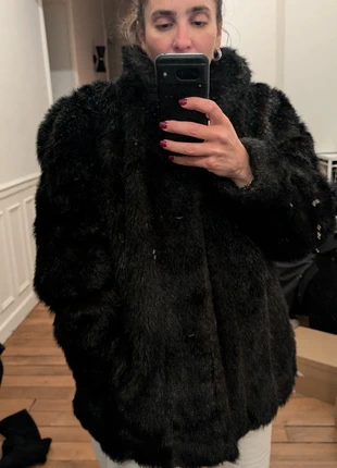 Vintage faux fur coat, marque: Vintage, état: Très bon état, taille: XXL / 44 / 16, 25,00 €, 26,95 € Protection acheteurs incluse