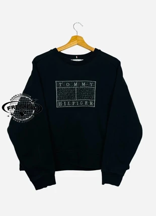 Pull Sweat Crewneck Tommy Hilfiger Noir - S (B146), marca: Tommy Hilfiger, estado: Muito bom, tamanho: S, €14.00, €15.40 inclui Proteção do Comprador Pro